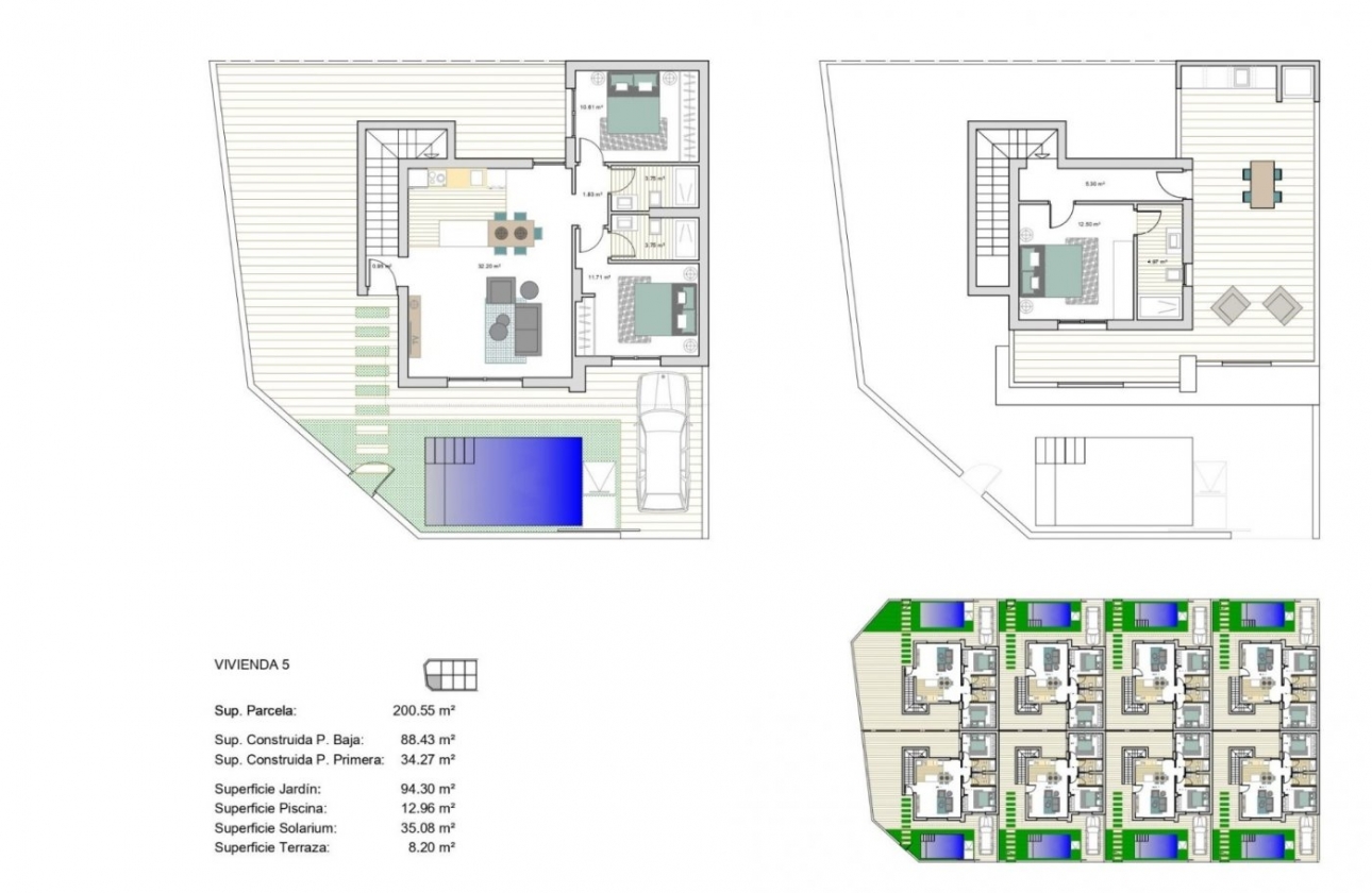 Obra nueva - Villa - Torre Pacheco - Roldán