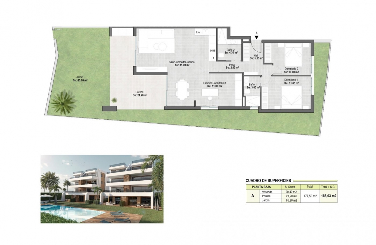 Obra nueva - Apartment - Alhama De Murcia - Condado De Alhama Golf Resort