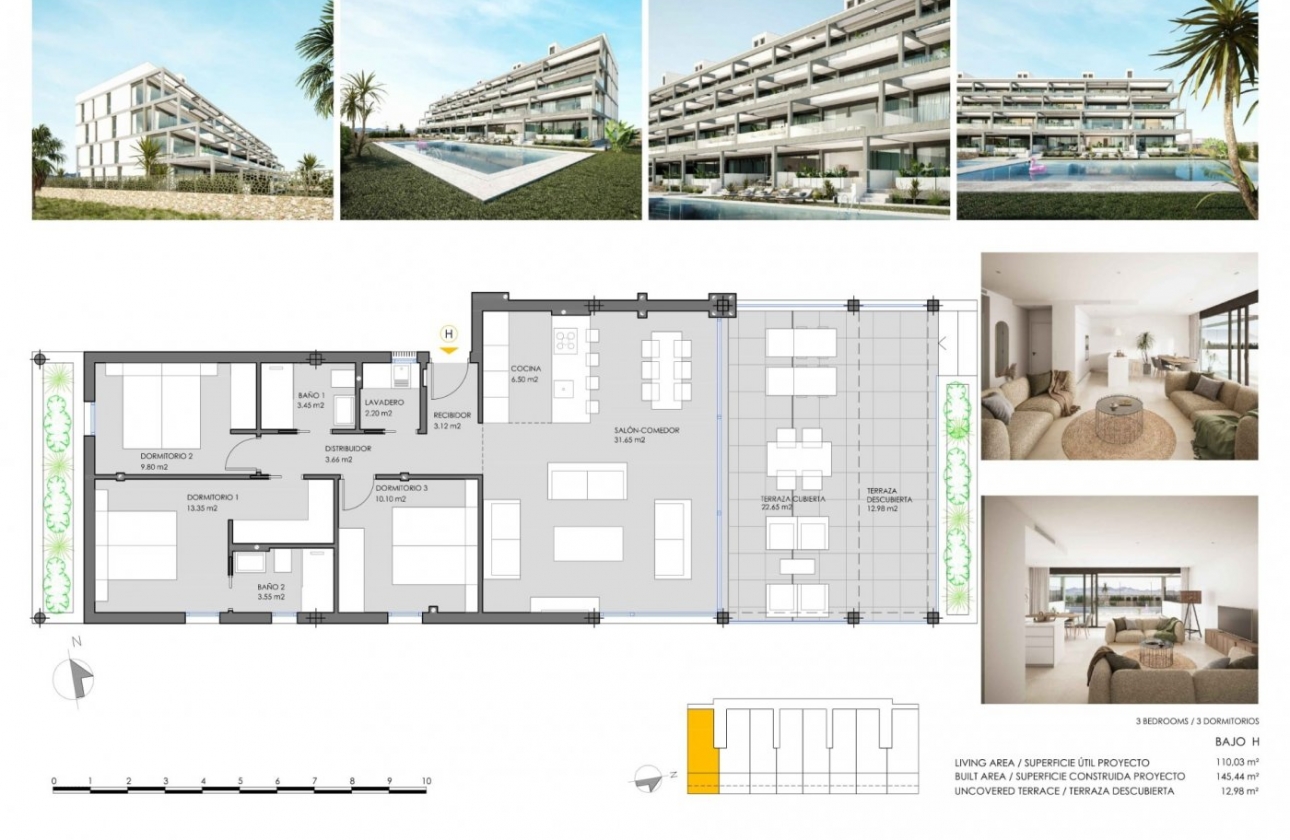 Rynek pierwotny - Apartament - Cartagena - Mar De Cristal