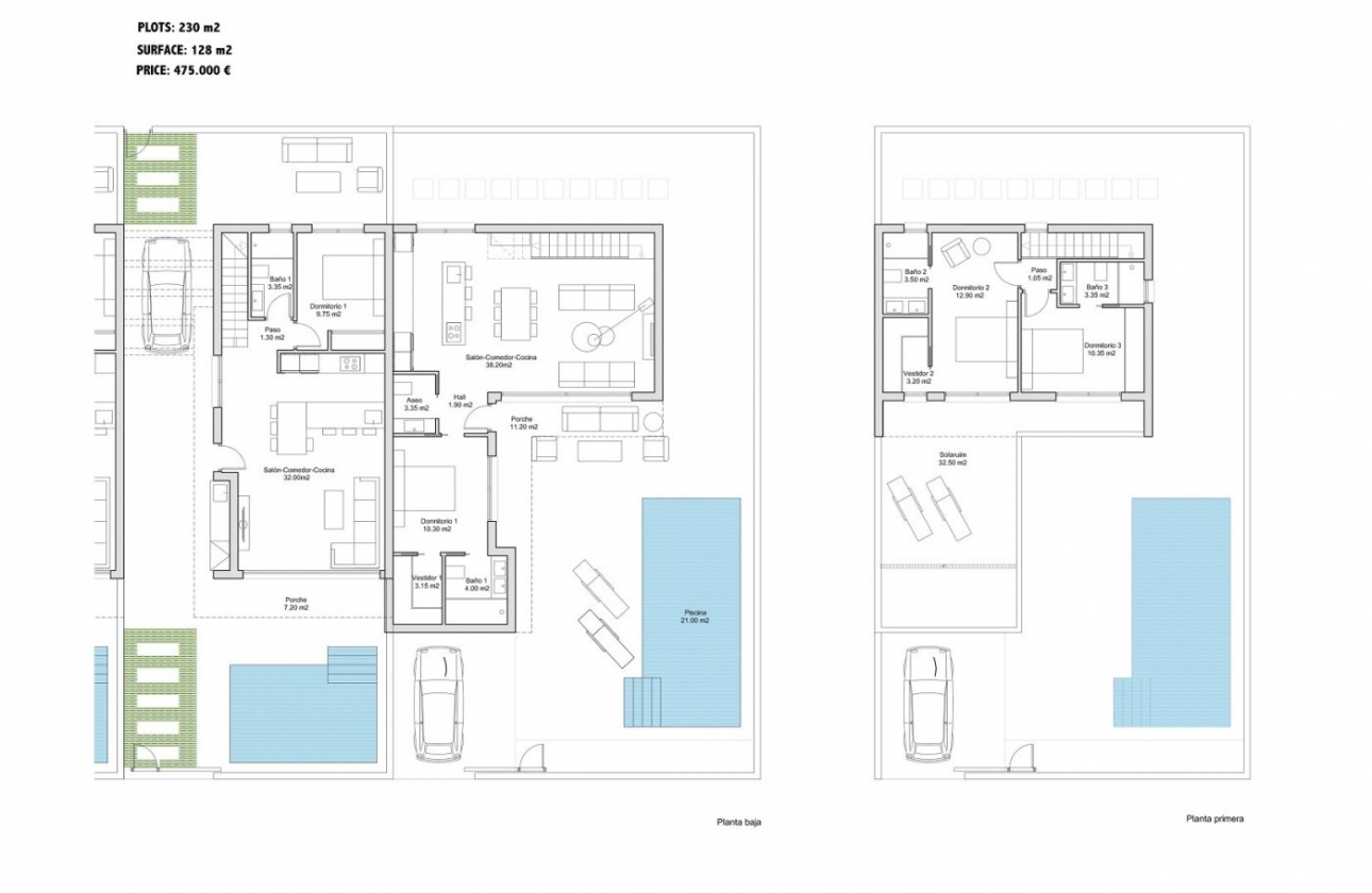 New Build - Villa - San Javier - Santiago de la Ribera