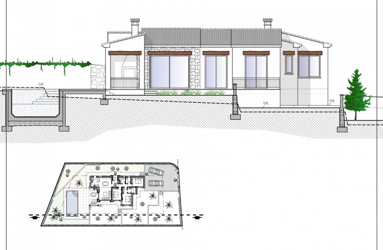 Obra nueva - Villa - Benissa - Fanadix