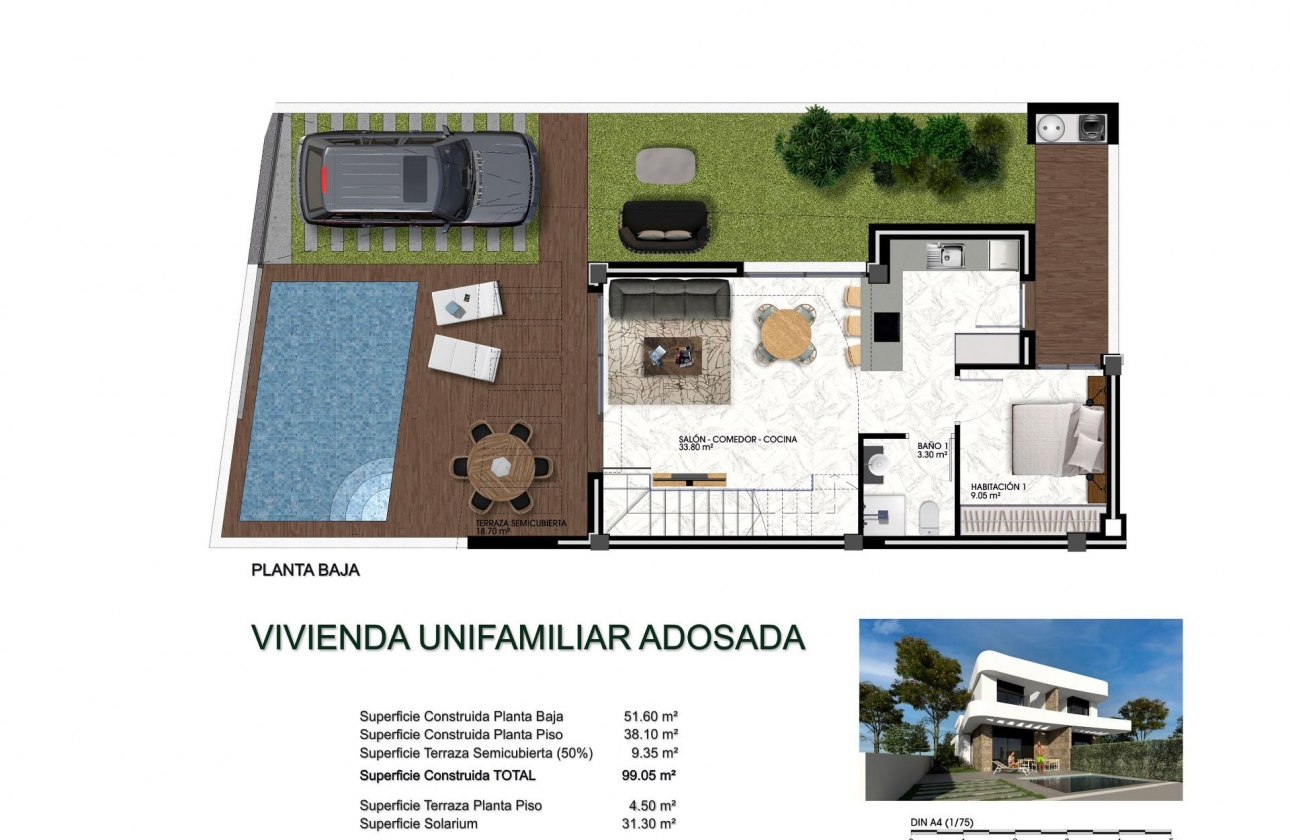 Obra nueva - Villa - Los Montesinos - La Herrada