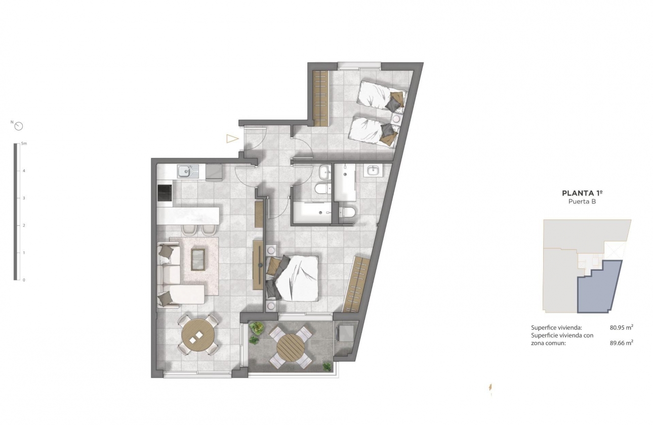 New Build - Apartment - Guardamar del Segura - Pueblo