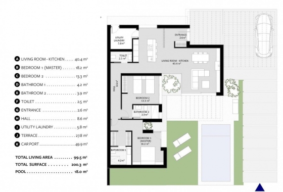 New Build - Villa - Banos y Mendigo - Altaona Golf And Country Village