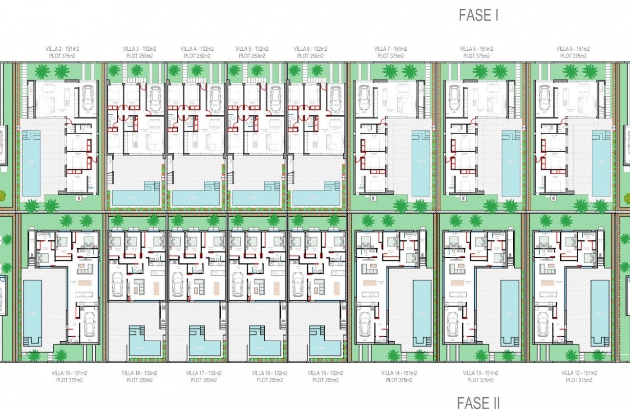 New Build - Quad - Los Alcazares - Serena Golf