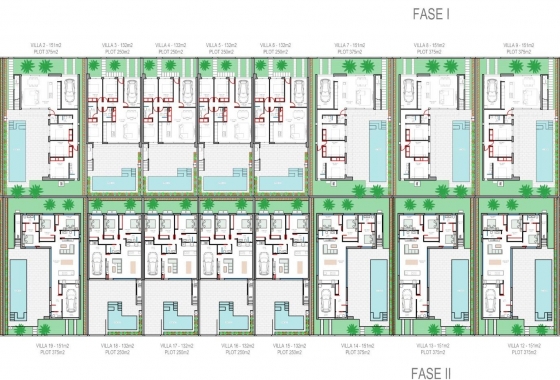 New Build - Quad - Los Alcazares - Serena Golf