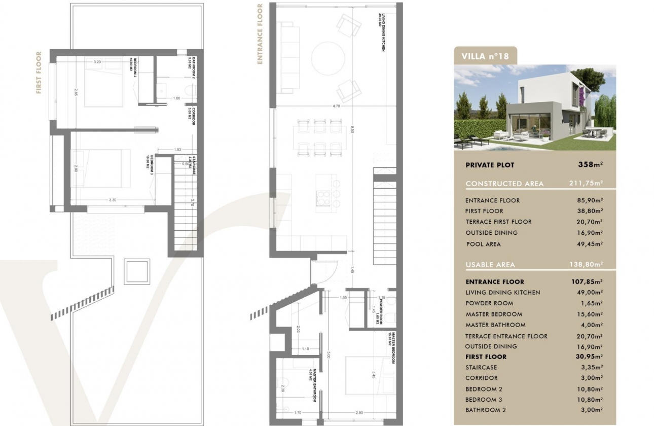 Obra nueva - Villa - San Juan Alicante - La Font