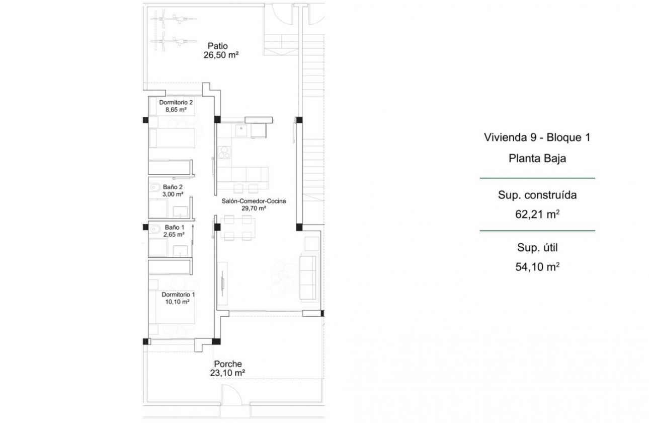 New Build - Apartment - Orihuela Costa - Pau 26