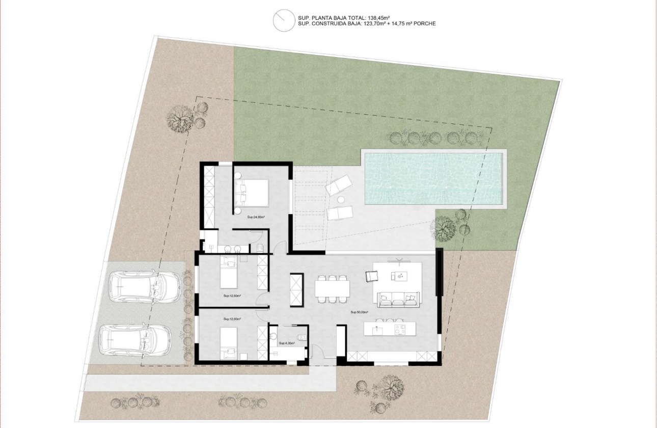 Obra nueva - Villa - Molina De Segura - Urb. La Quinta