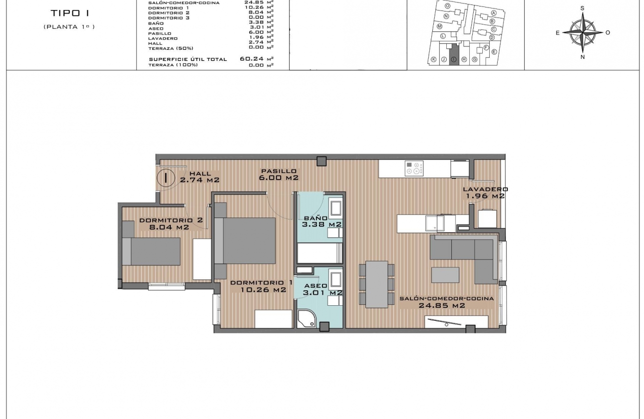 New Build - Apartment - Algorfa - Pueblo