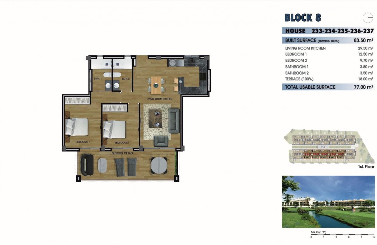 Obra nueva - Apartment - Los Alcazares - Serena Golf