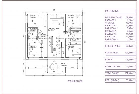 New Build - Villa - Pinoso - Campo