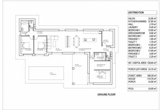 Obra nueva - Villa - Pinoso - Campo