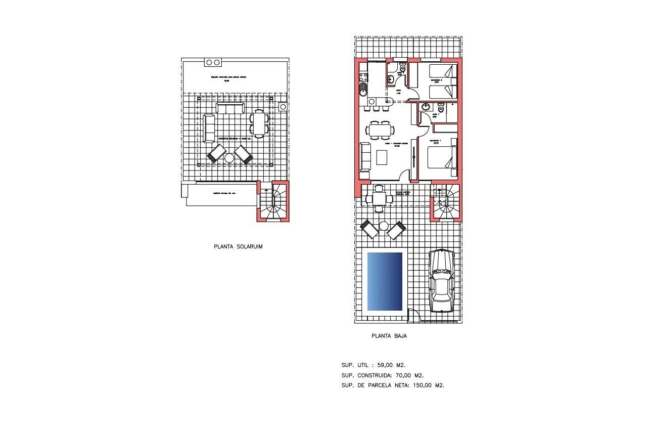 New Build - Townhouse - Fuente Álamo - La Pinilla