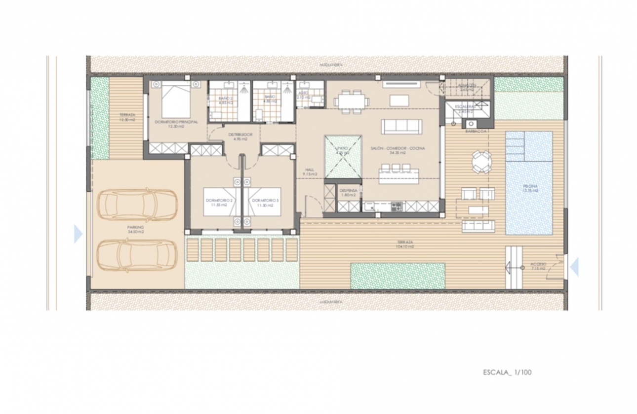 New Build - Villa - San Juan de los Terreros - Las Mimosas