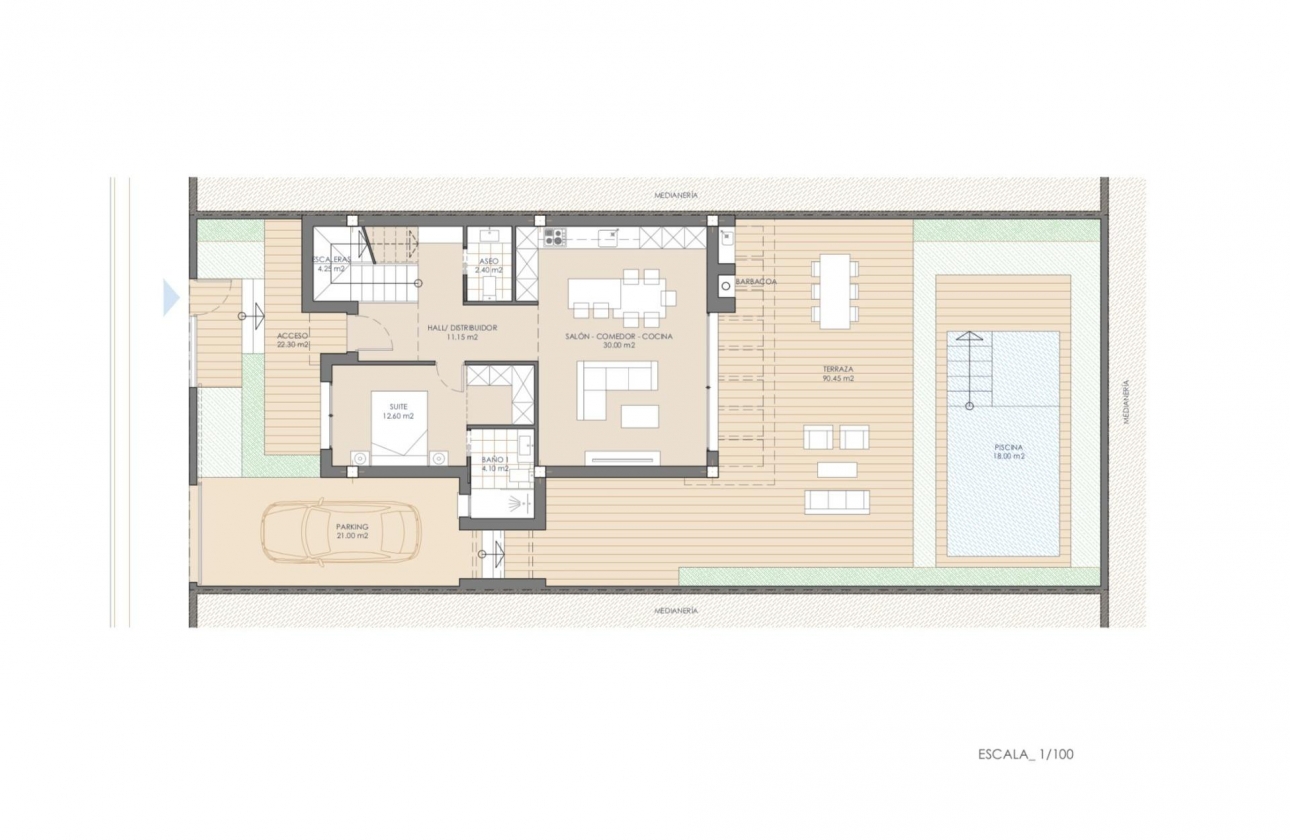 Obra nueva - Villa - San Juan de los Terreros - Las Mimosas