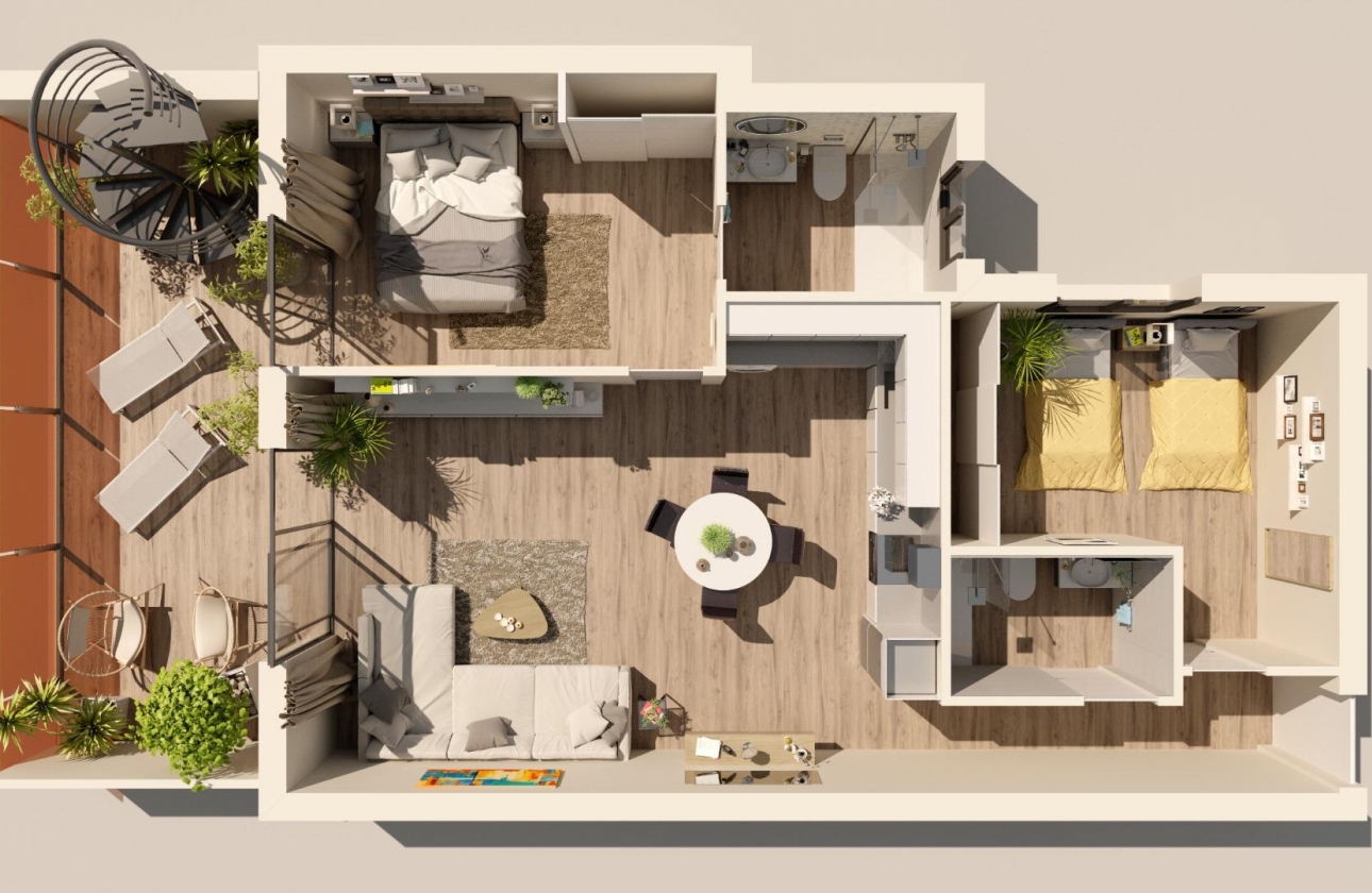 Rynek pierwotny - Penthouse - Torrevieja - Centro