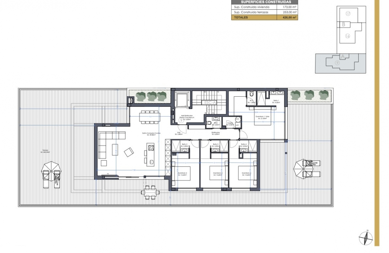 New Build - Penthouse - Orihuela Costa - Las colinas golf