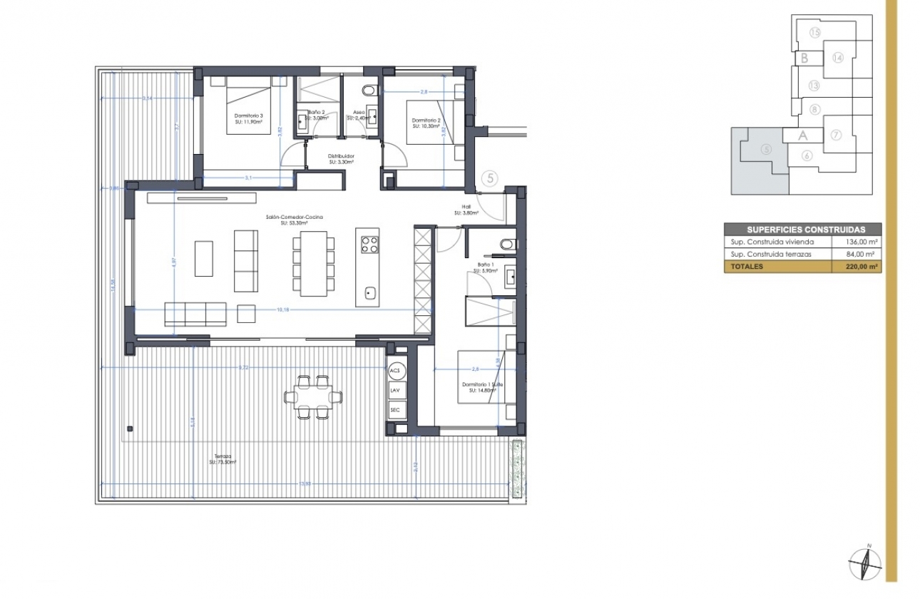 Obra nueva - Apartment - Orihuela Costa - Las colinas golf