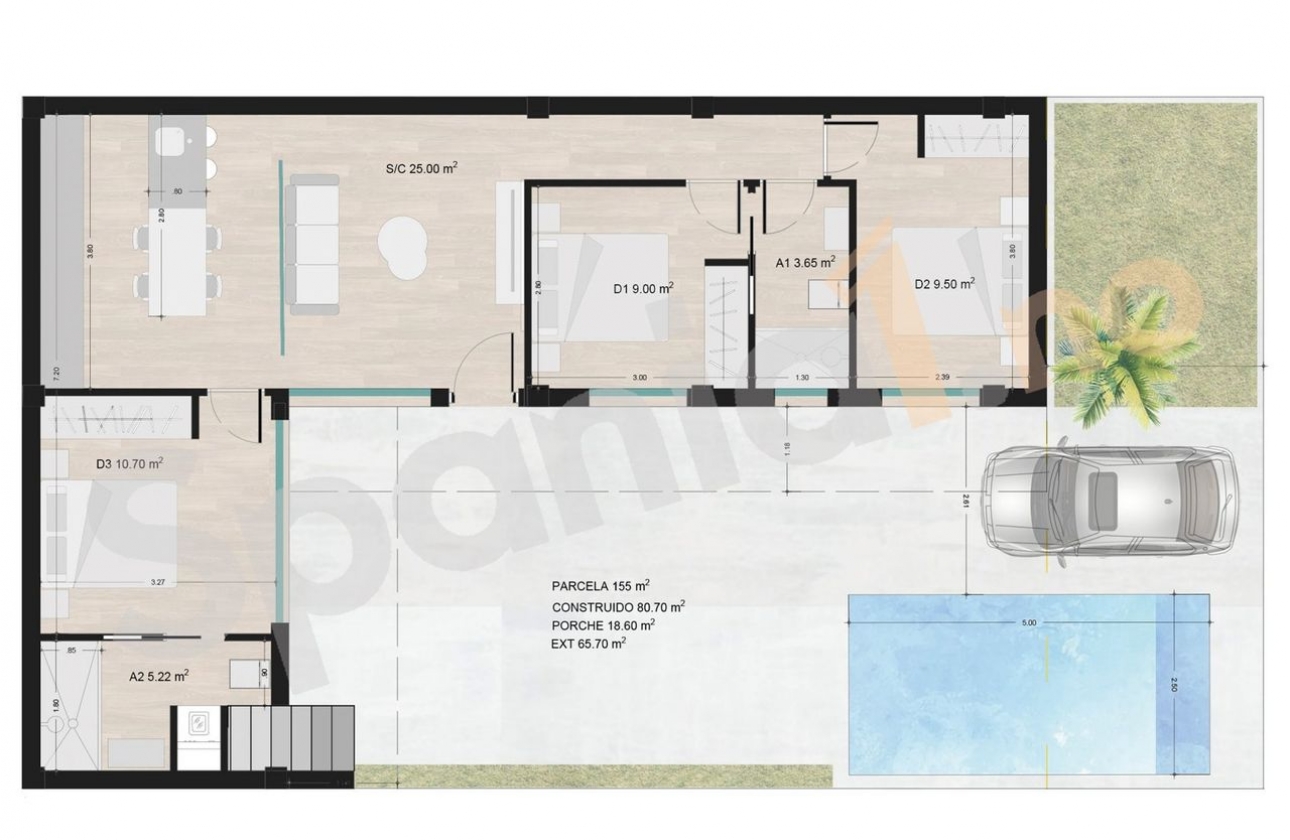 Rynek wtórny - Villa - Torre Pacheco - Roldán