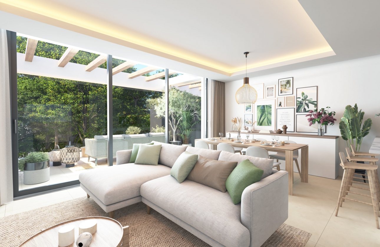 Obra nueva - Adosado - Las Lagunas de Mijas