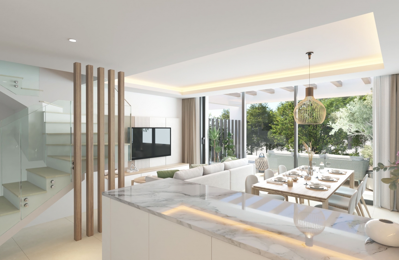 Obra nueva - Adosado - Las Lagunas de Mijas