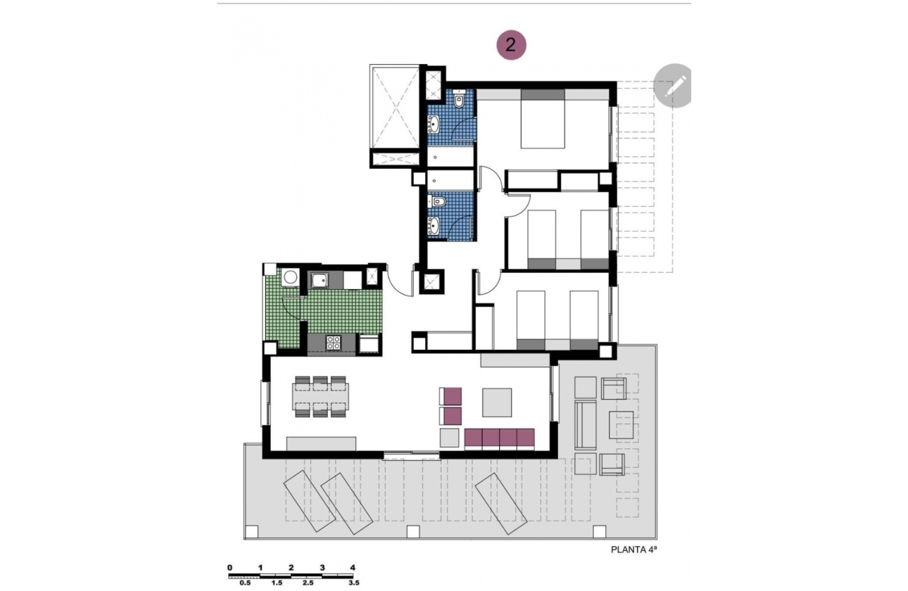 Rynek wtórny - Apartament - Pilar de la Horadada - Mil Palmeras