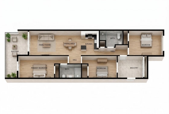 Rynek wtórny - Apartament - Torrevieja - Los Frutales