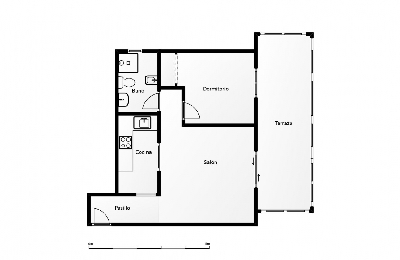 Wynajem długoterminowy - Apartament - Torrevieja - La Mata
