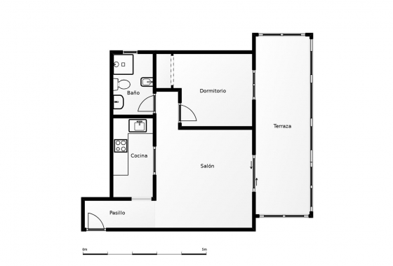Wynajem długoterminowy - Apartament - Torrevieja - La Mata