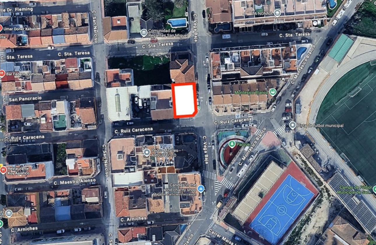 Rynek wtórny - Działka / Grunt - San Miguel de Salinas - CENTRO URBANO