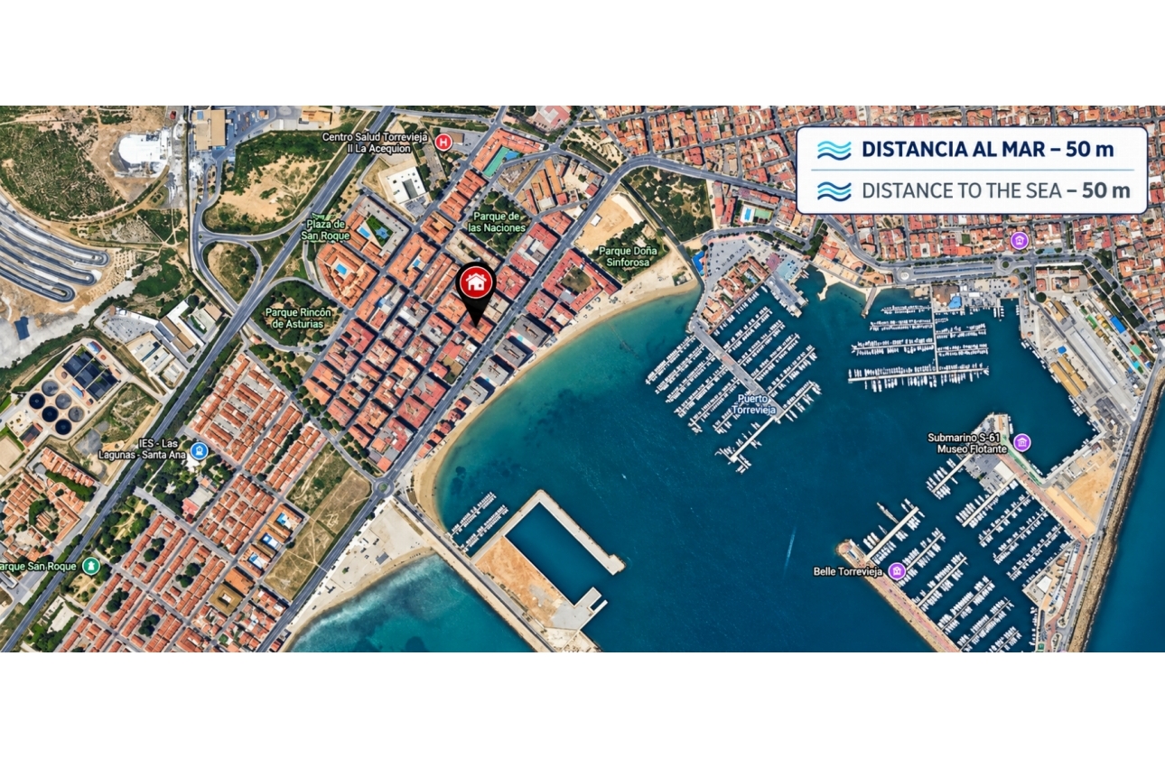 Resale - Apartment - Torrevieja - Acequion